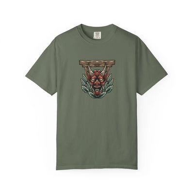 Asian inspired art shirt - Japanese demon graphic tee - Sinful Threads