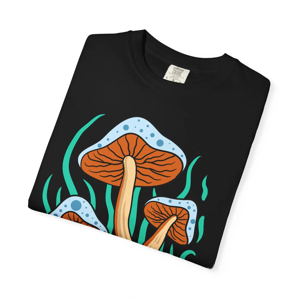 Groovy Mushroom Tee - Funky Forest Magic Fungi - Sinful Threads