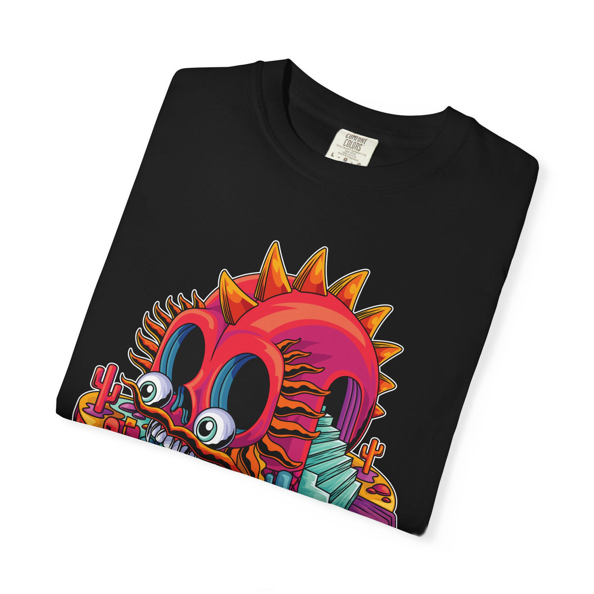 Fantasy Dragon Tee - Psychedelic Monument Valley Art Shirt