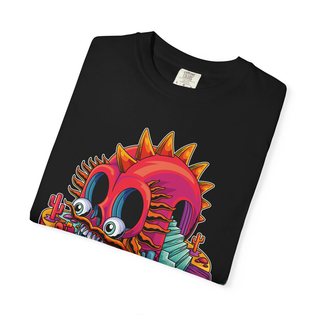 Fantasy Dragon Tee - Psychedelic Monument Valley Art Shirt - Sinful Threads