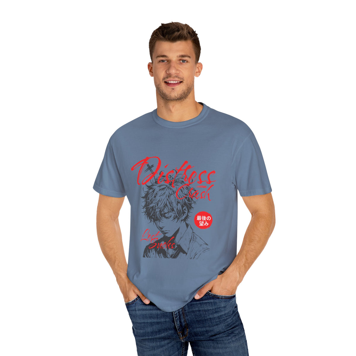 Edgy Manga Tee - Japanese Anime Graphic Streetwear