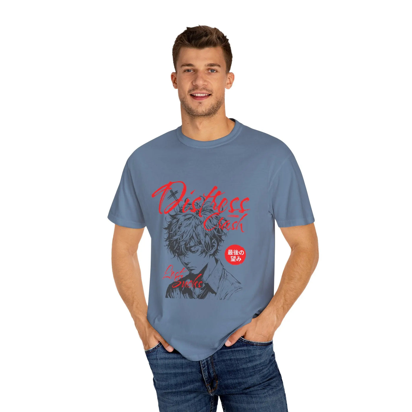 Edgy Manga Tee - Japanese Anime Graphic Streetwear - Sinful Threads