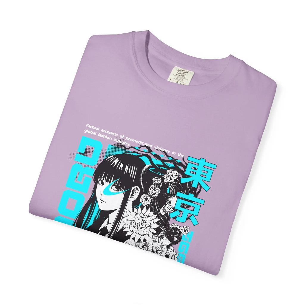 Anime Grunge Tee - Tokyo Y2K Vaporwave - Street Gift - Sinful Threads