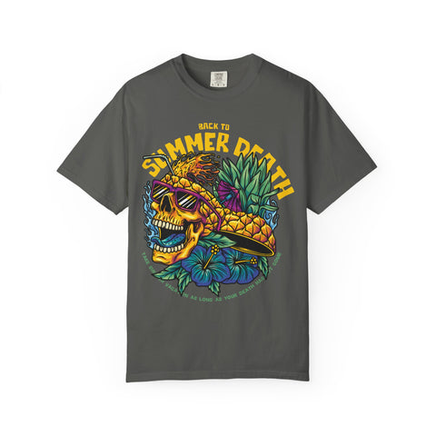 Pineapple Skull Tee - Tropical Skull Tee - Edgy Summer Gift