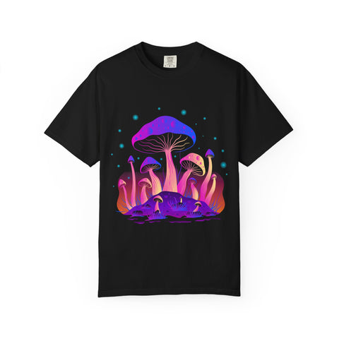 Psychedelic Mushroom Tee - Vibrant Trippy Fungi Art Gift