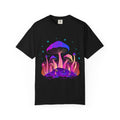 Psychedelic Mushroom Tee - Vibrant Trippy Fungi Art Gift - Sinful Threads