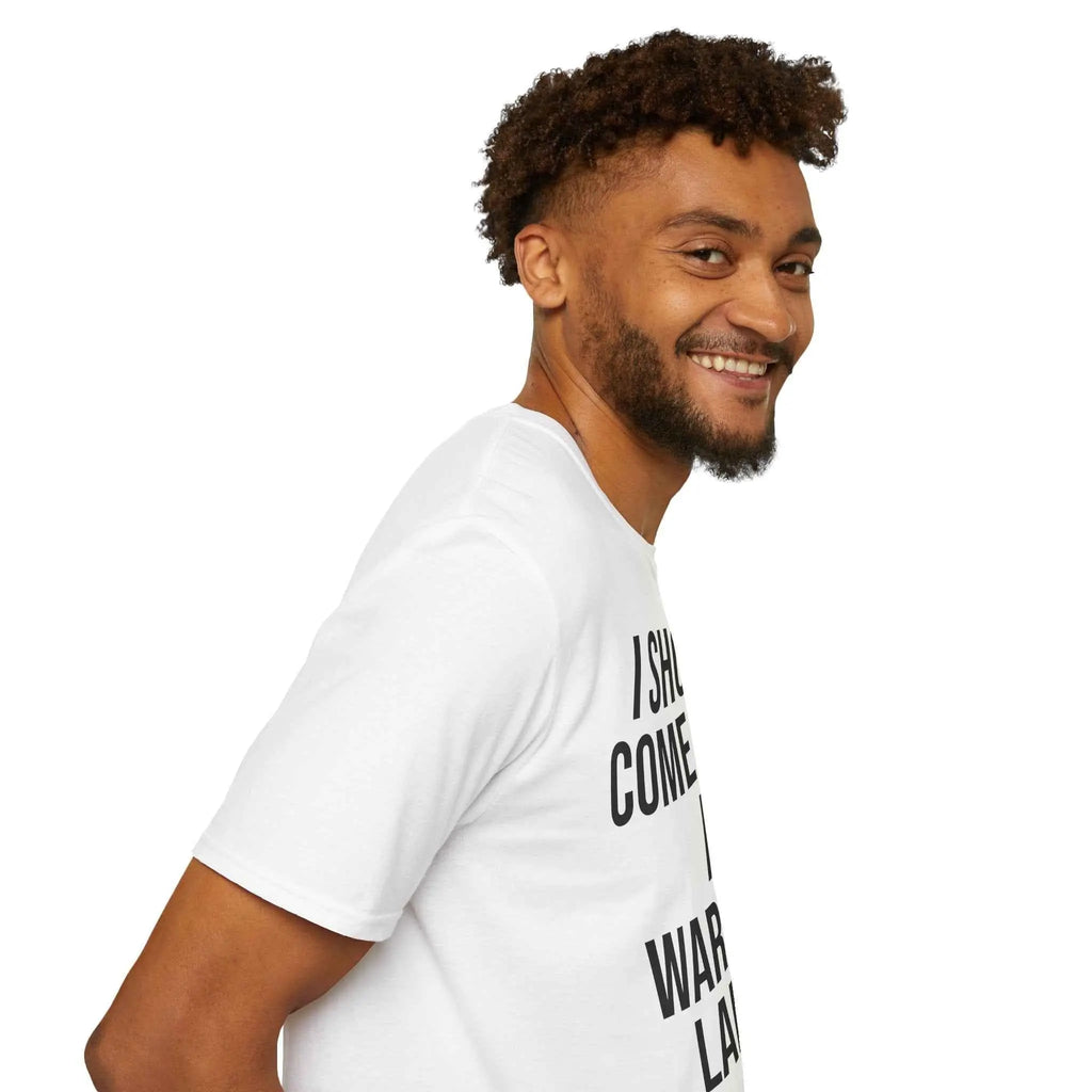 Warning Label Graphic Tee - Funny Sarcasm Shirt