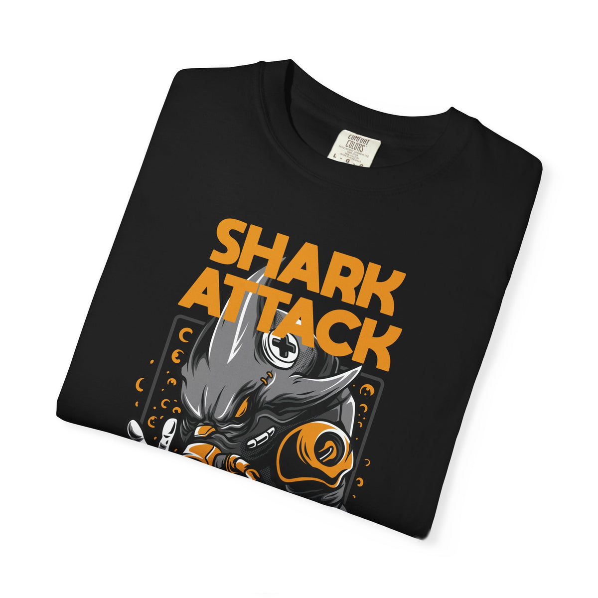 Shark Attack Bold Graphic Unisex T-Shirt
