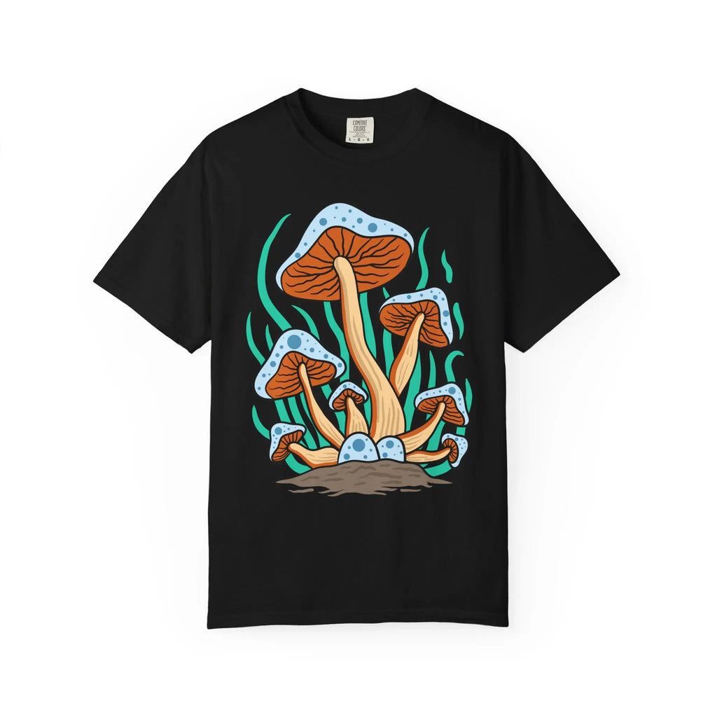 Groovy Mushroom Tee - Funky Forest Magic Fungi - Sinful Threads