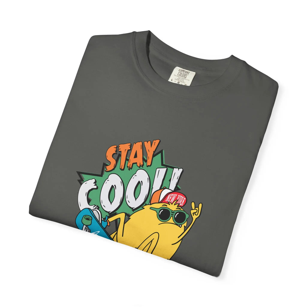 Stay Cool Awesome New York Skateboard Graphic T-Shirt - Sinful Threads