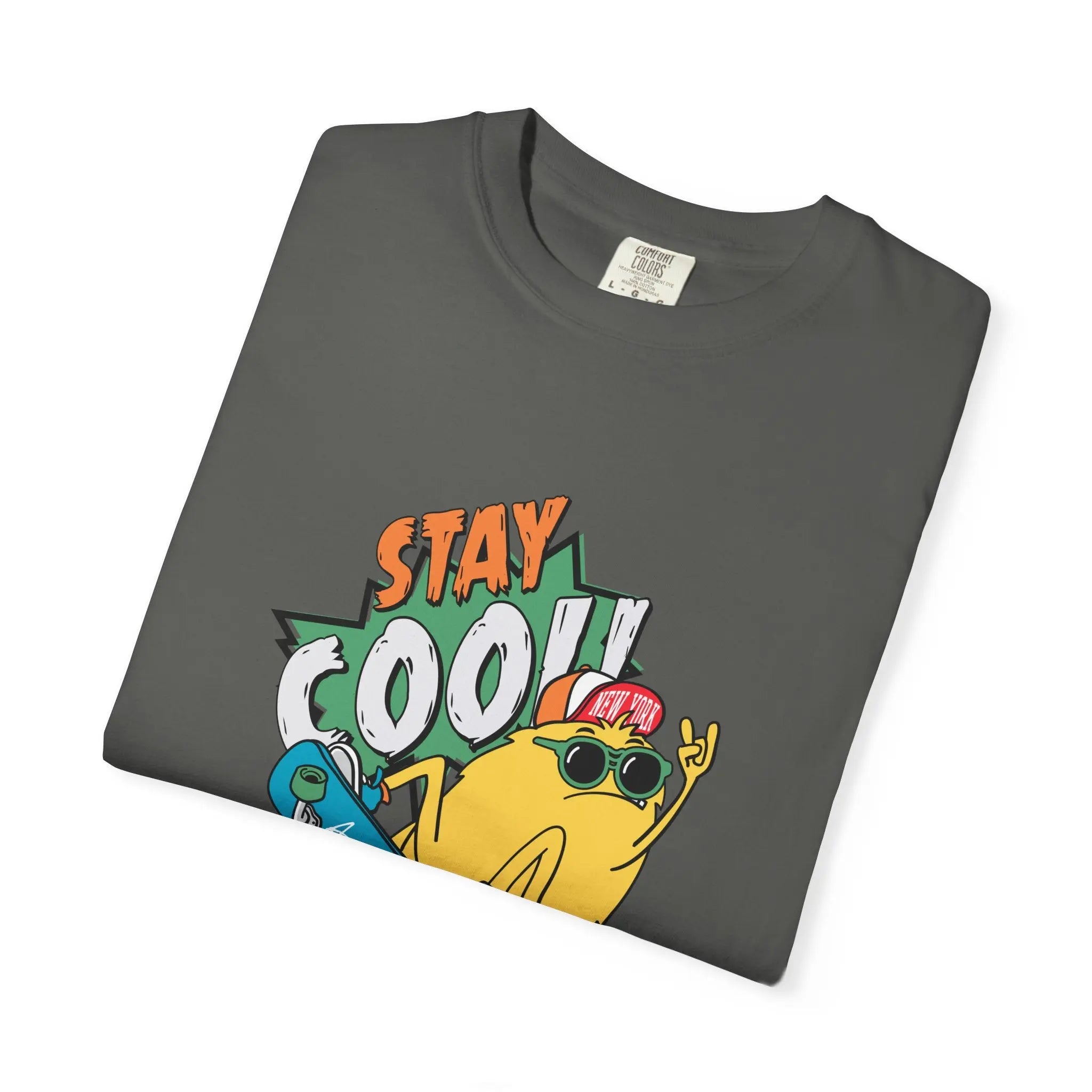 Stay Cool Awesome New York Skateboard Graphic T-Shirt - Sinful Threads