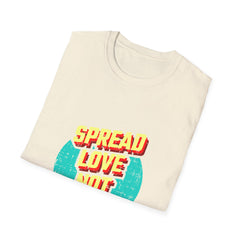 Spread Love Not Germs Tshirt - Community Wellness Tee