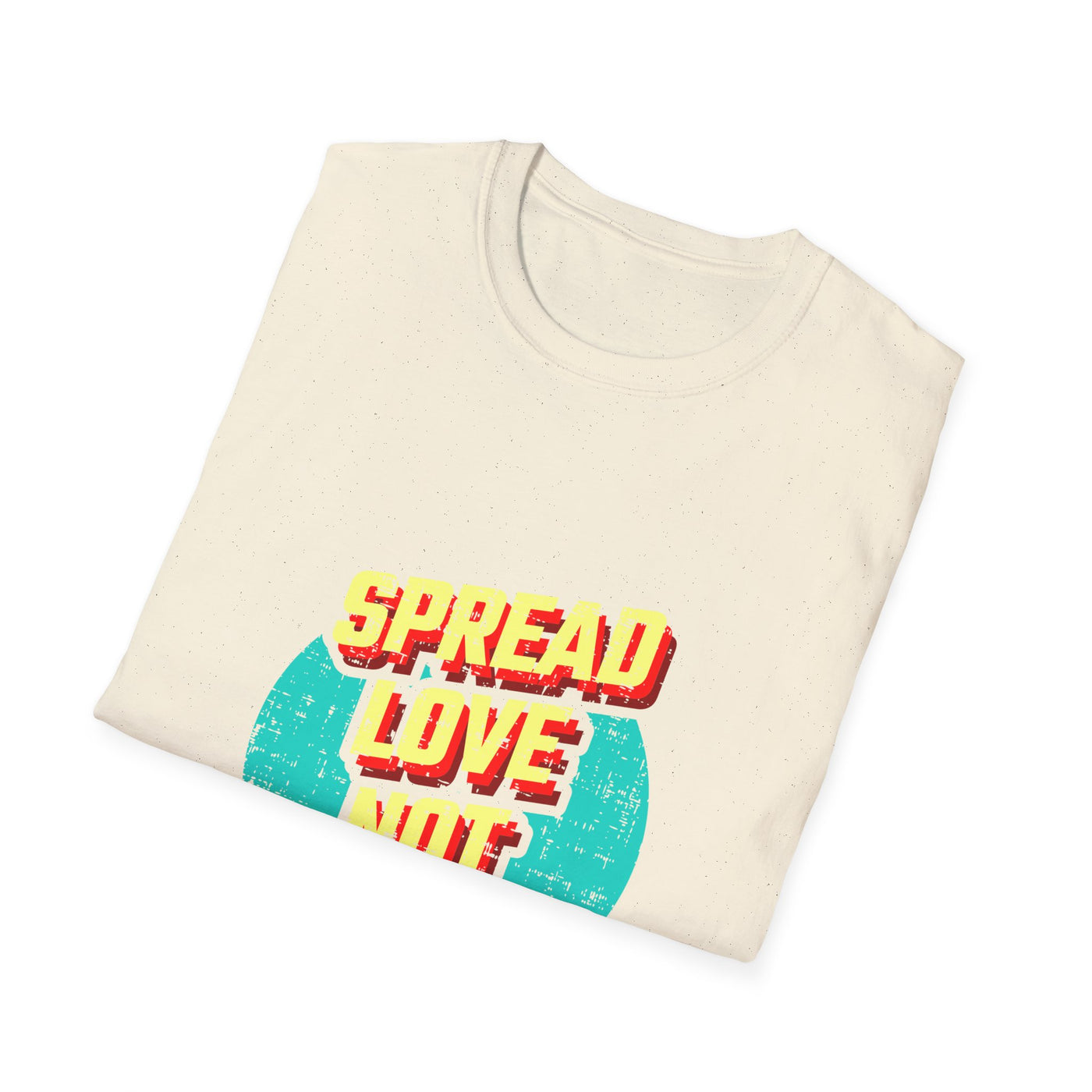 Spread Love Not Germs Tshirt - Community Wellness Tee - Sinful Threads