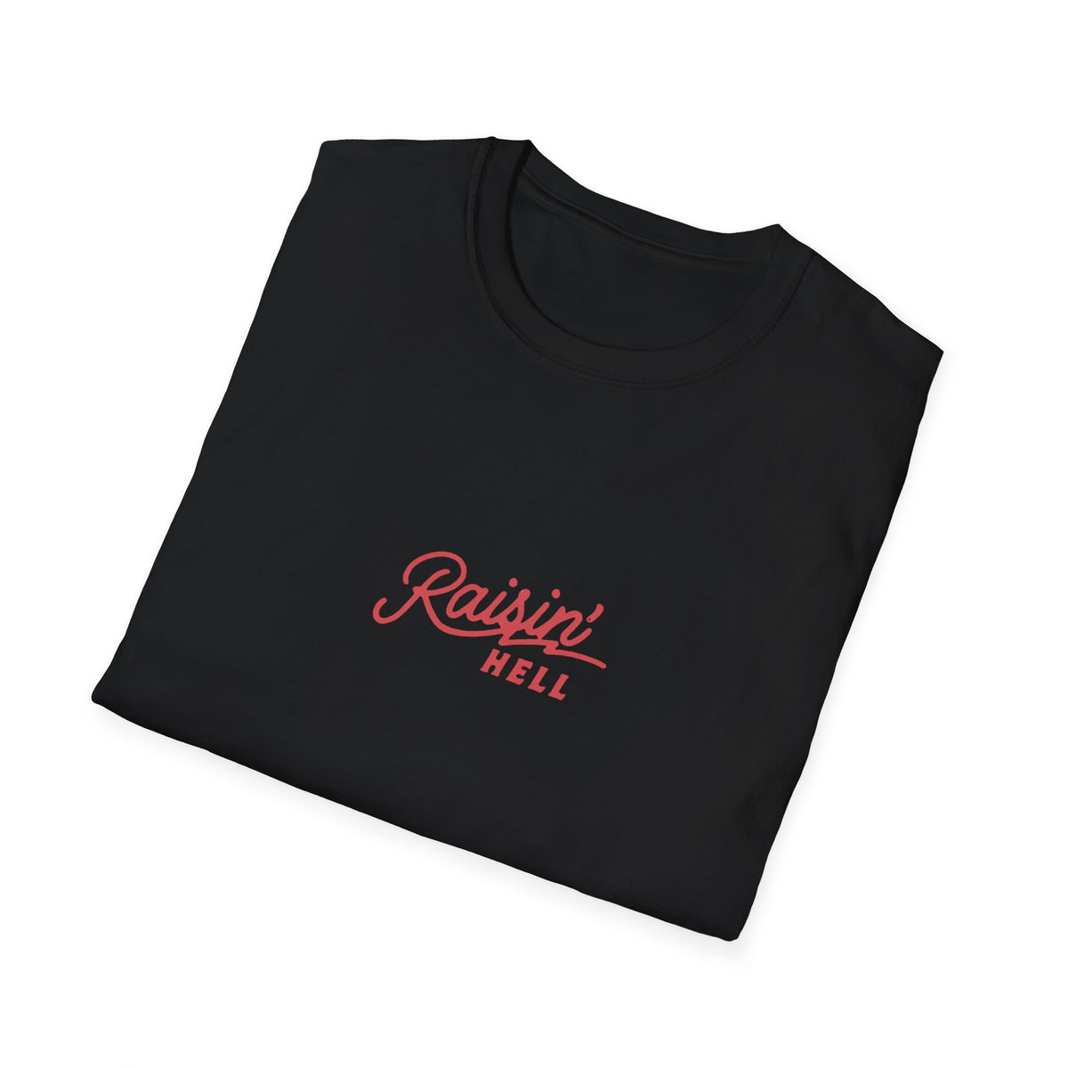 Raising Hell Graphic T-Shirt - Bold Rebellious Design Tee