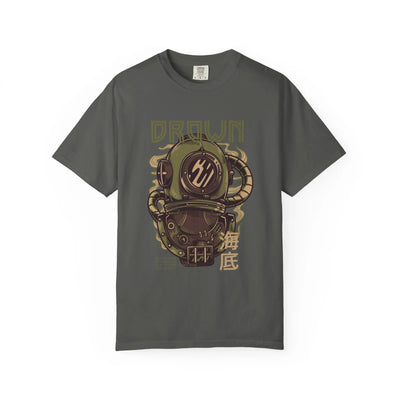 Drown Deep Sea Diver With Quote Graphic Cool Design T-Shirt - Sinful Threads