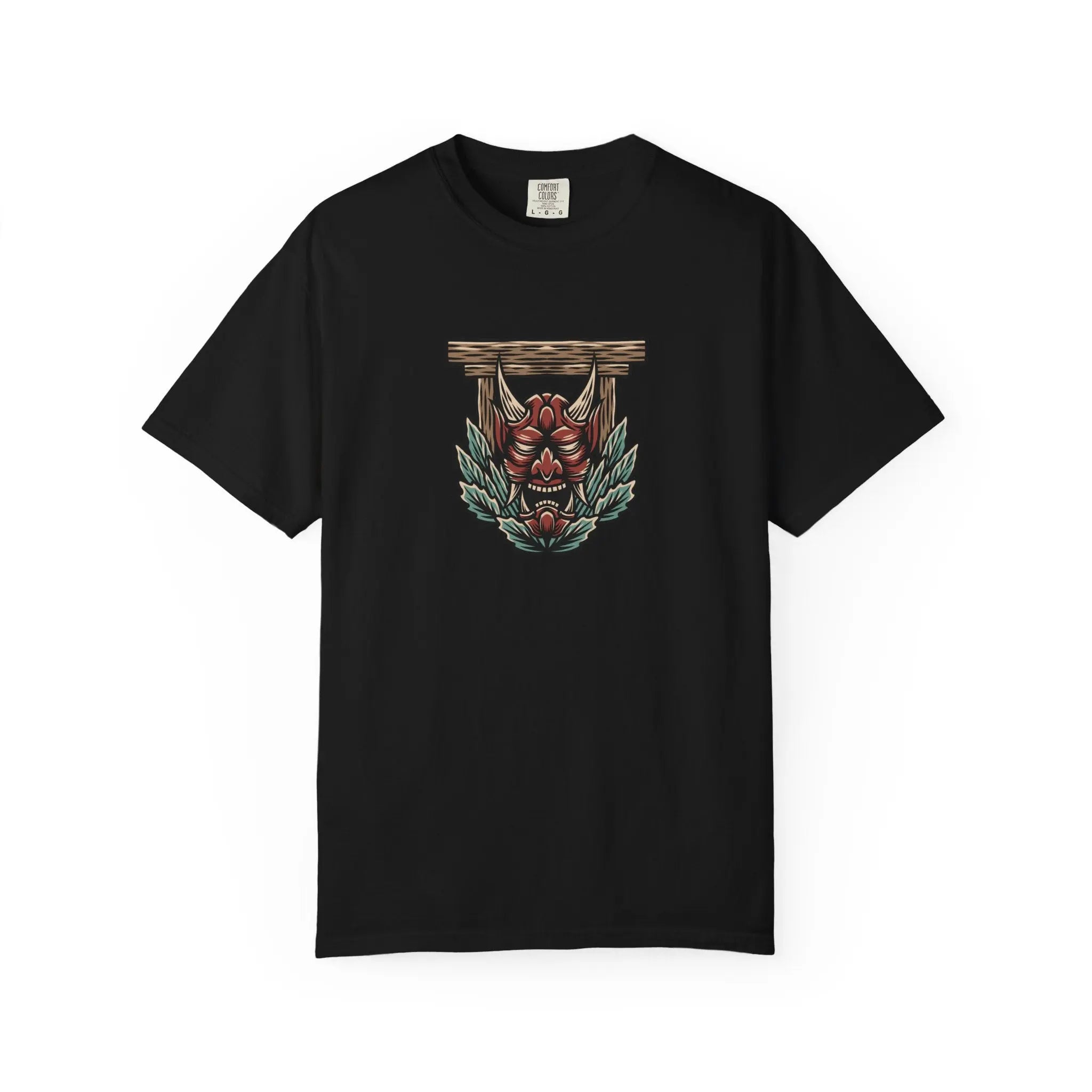 Asian inspired art shirt - Japanese demon graphic tee - Sinful Threads