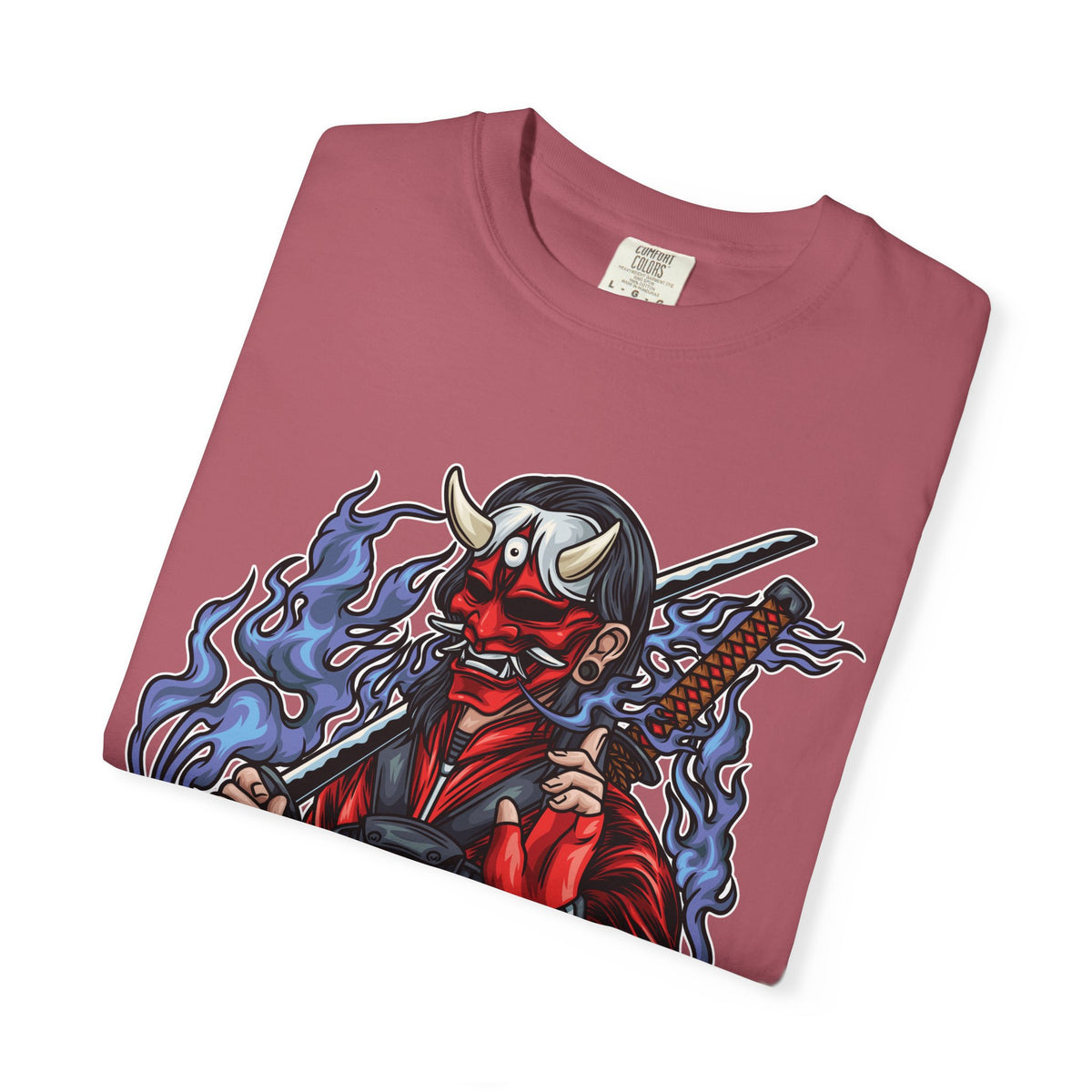 Oni mask tee - Samurai Demon Shirt - Warrior Gift