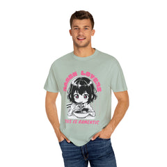 Ramen Lovers Tee - Romantic Anime Girl - Kawaii Gift