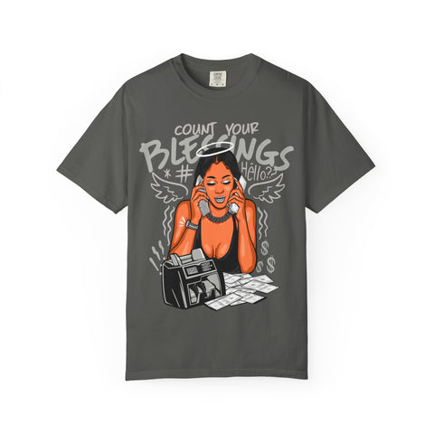 Count Blessings Tee – Boss Woman Wealth Mindset