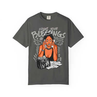 Count Blessings Tee – Boss Woman Wealth Mindset - Sinful Threads