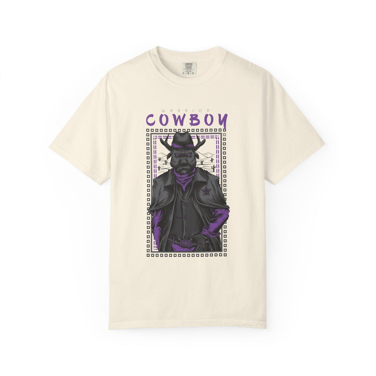 Warrior Cowboy Graphic Unisex Relaxed Fit T-Shirt