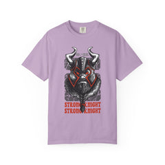 Strong Knight Design with Bold Graphics T-Shirt