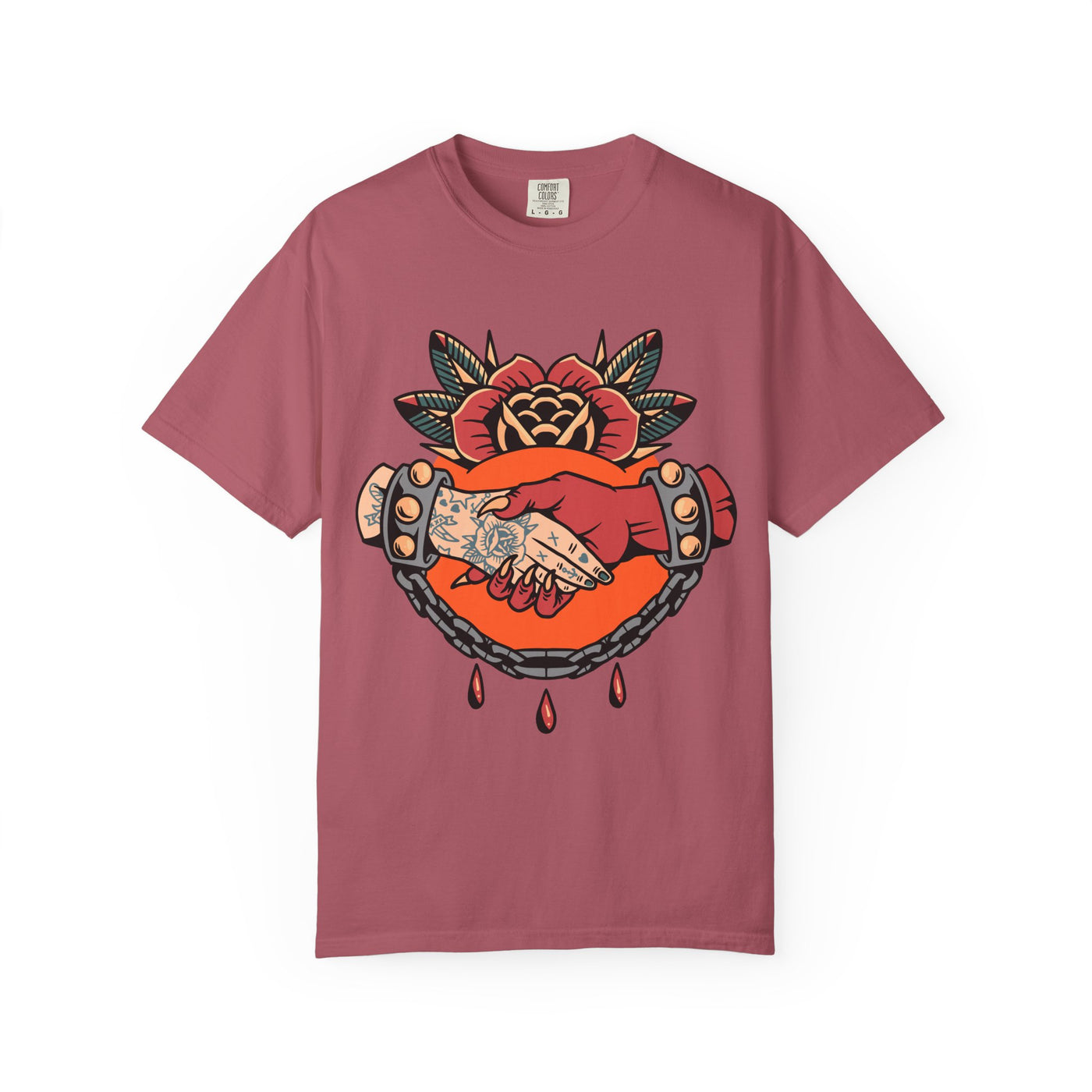 Devil Tattoo Shirt - Deal With Devil Tee - Occult Clothing - Sinful Threads