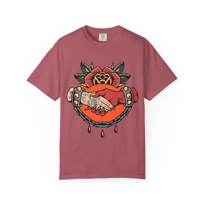Devil Tattoo Shirt - Deal With Devil Tee - Occult Clothing - Sinful Threads
