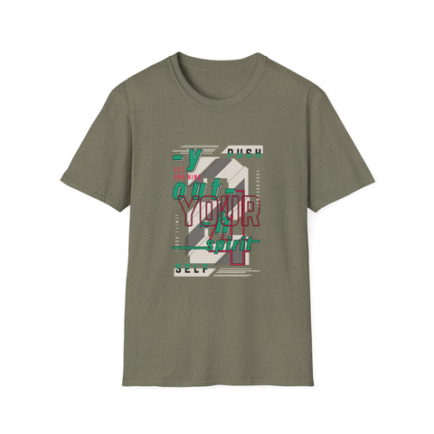 PUSH YOUR SELF t shirt - motivational graphic tee