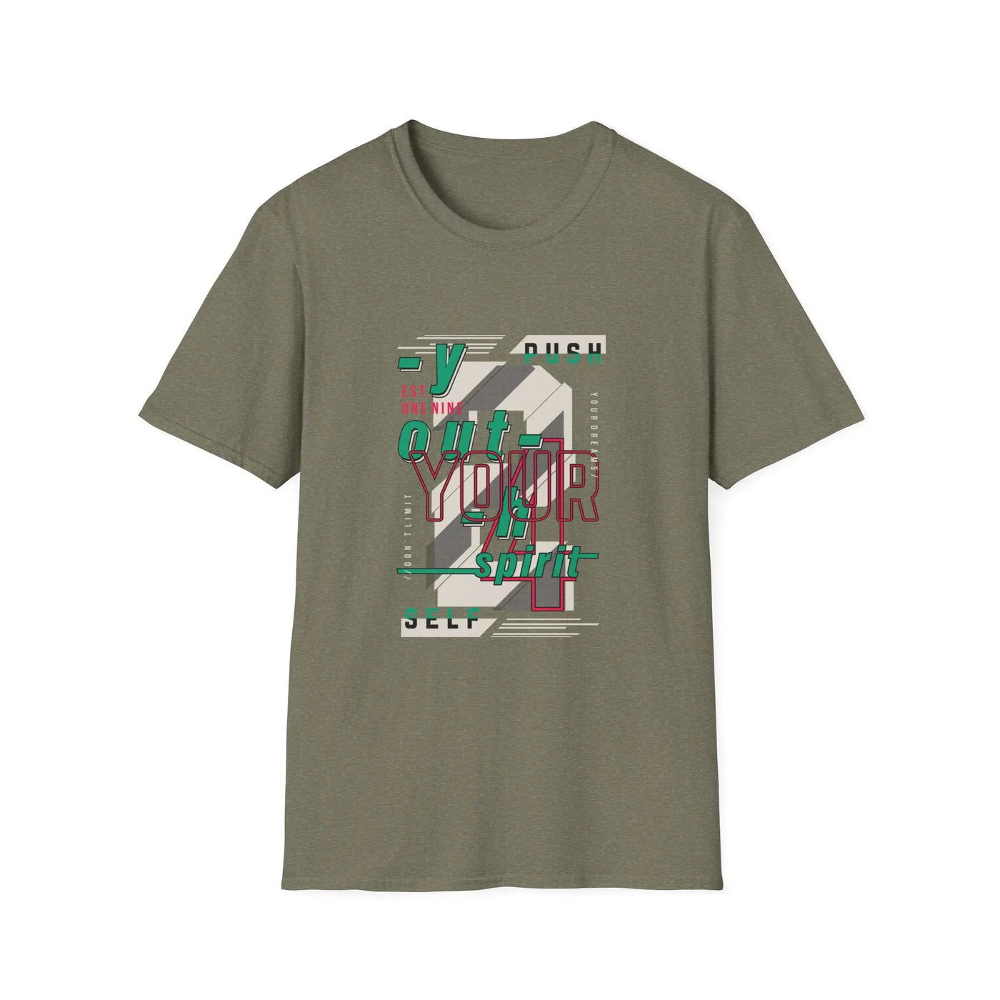 PUSH YOUR SELF t shirt - motivational graphic tee - Sinful Threads