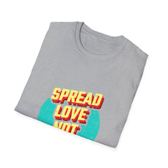 Spread Love Not Germs Tshirt - Community Wellness Tee