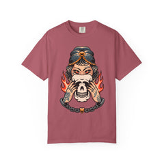 Traditional Tattoo Shirt - Fortune Teller Tee - Skull Graphic Top