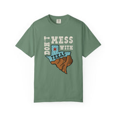 Dont Mess With Texas Map Novelty Design Humor T-Shirt