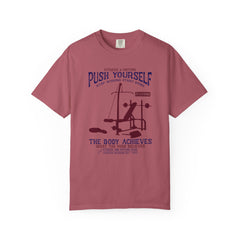 Fitness And Motion Bodybuilding Gym Push Yourself T-Shirt