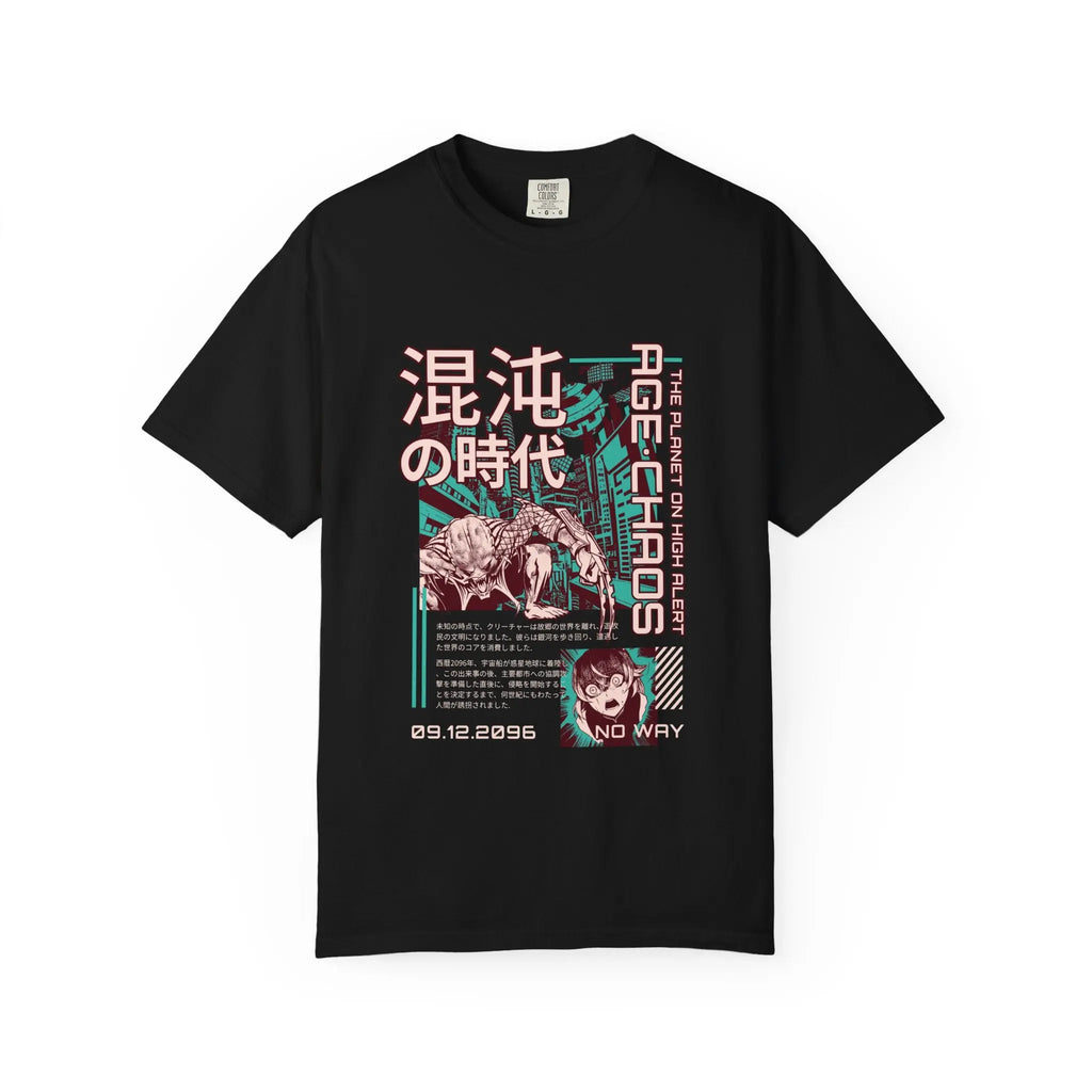 Cyberpunk Alien Tee - Anime Predator - Graphic Gift - Sinful Threads
