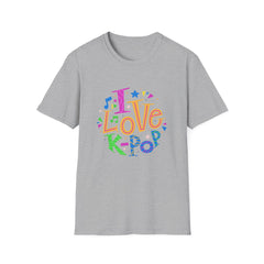 I Love K-Pop T Shirt - Korean Wave Fandom Pride & Culture