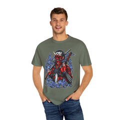 Oni mask tee - Samurai Demon Shirt - Warrior Gift