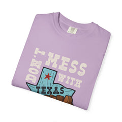 Dont Mess With Texas Map Novelty Design Humor T-Shirt