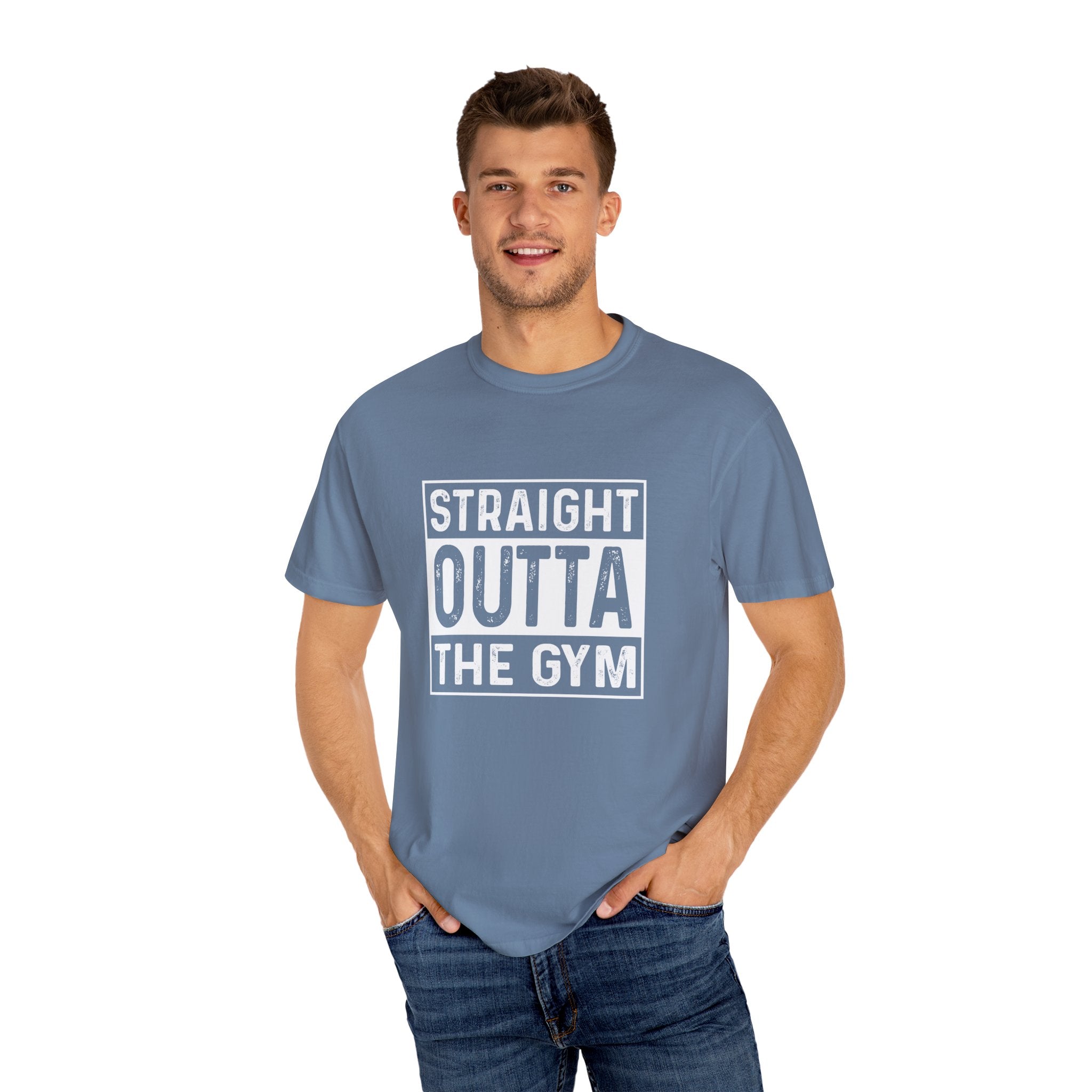 Novelty Workout Shirt - Straight Outta The Gym Tee - Sinful Threads