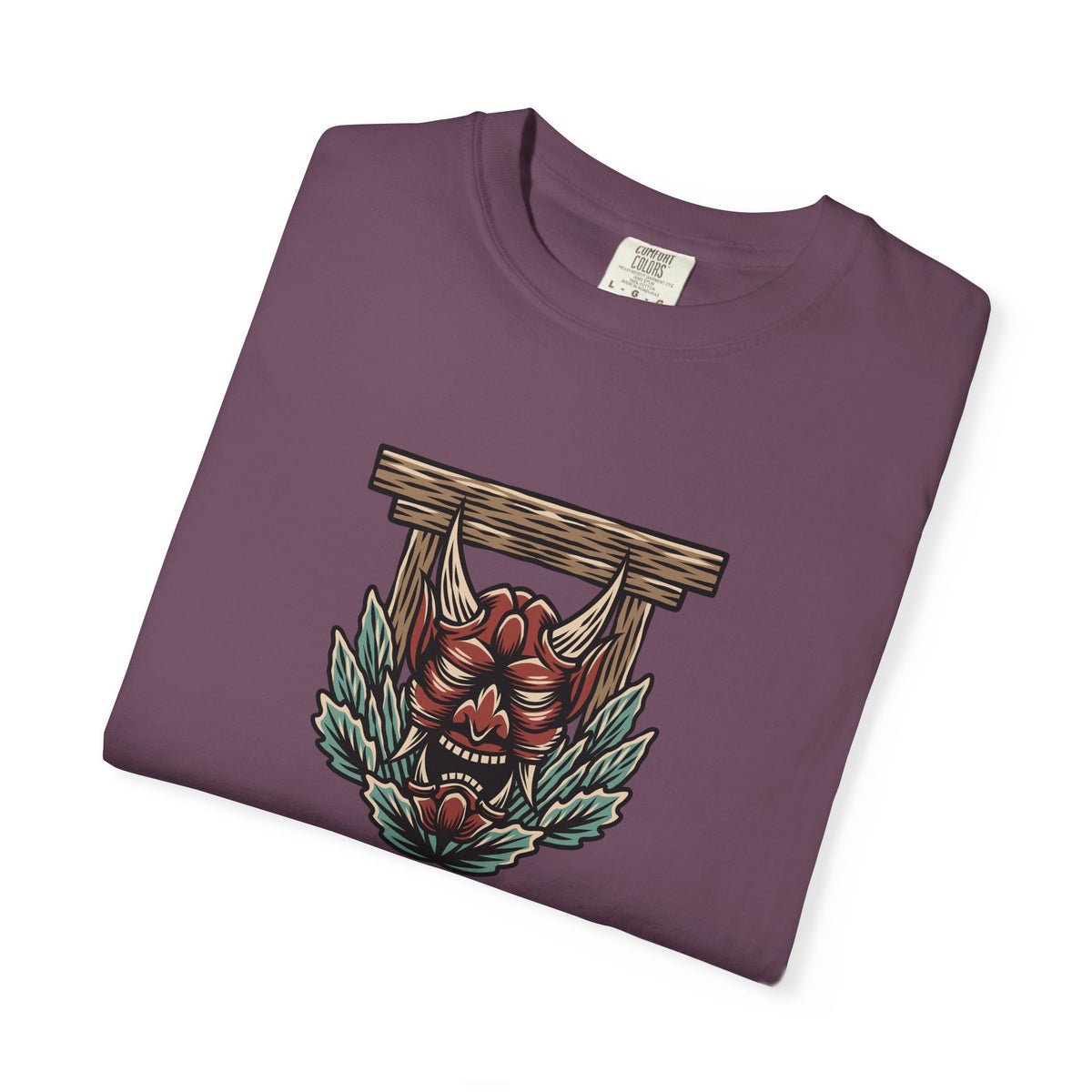 Asian inspired art shirt - Japanese demon graphic tee