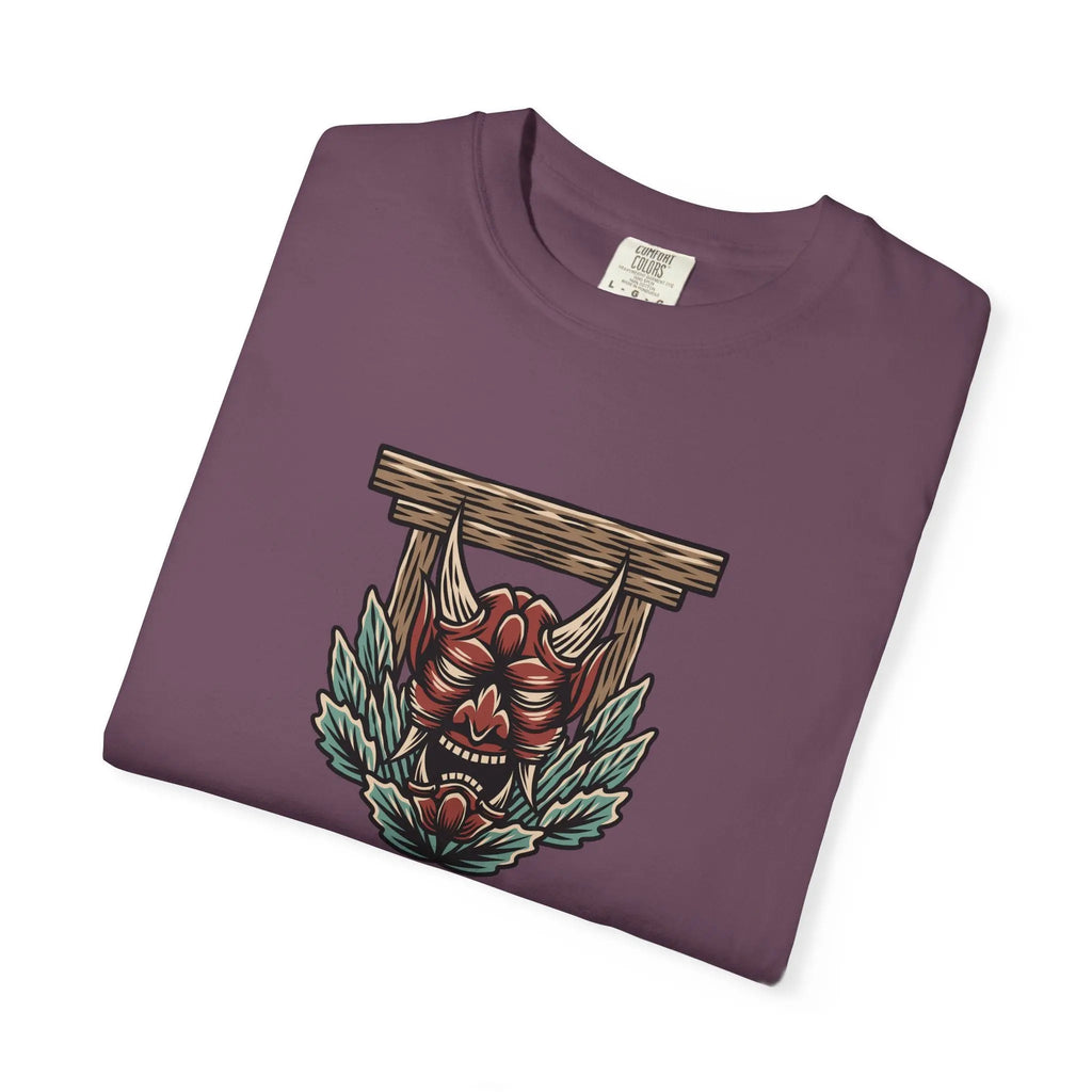 Asian inspired art shirt - Japanese demon graphic tee - Sinful Threads