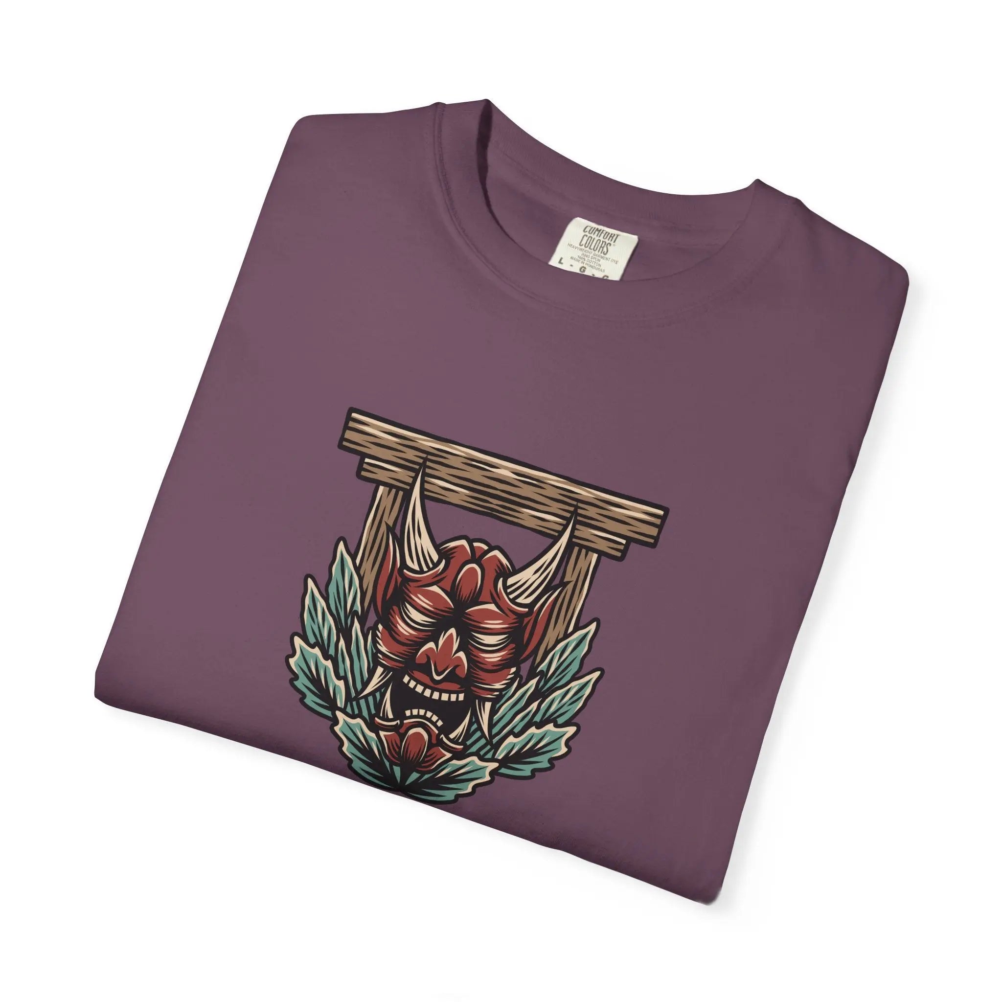 Asian inspired art shirt - Japanese demon graphic tee - Sinful Threads