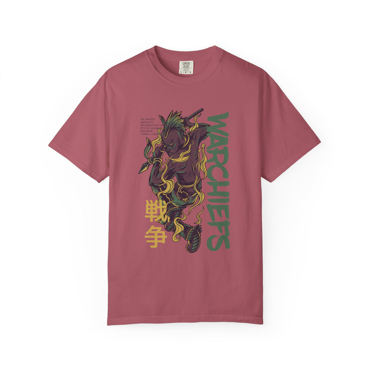Warchiefs Warrior With Daniel Boorstin Quote Graphic T-Shirt