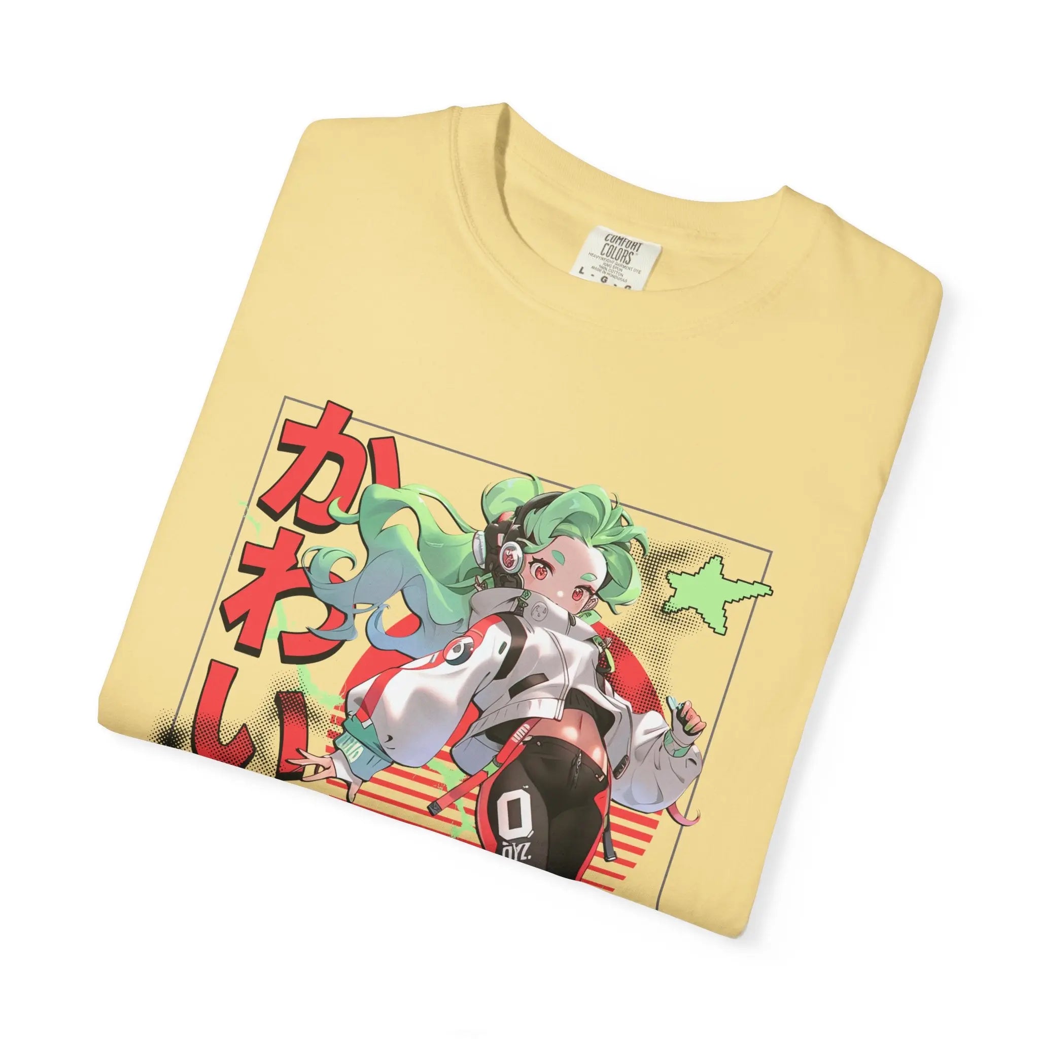 Cyberpunk Anime Tee - Kawaii Vaporwave - Streetwear - Sinful Threads