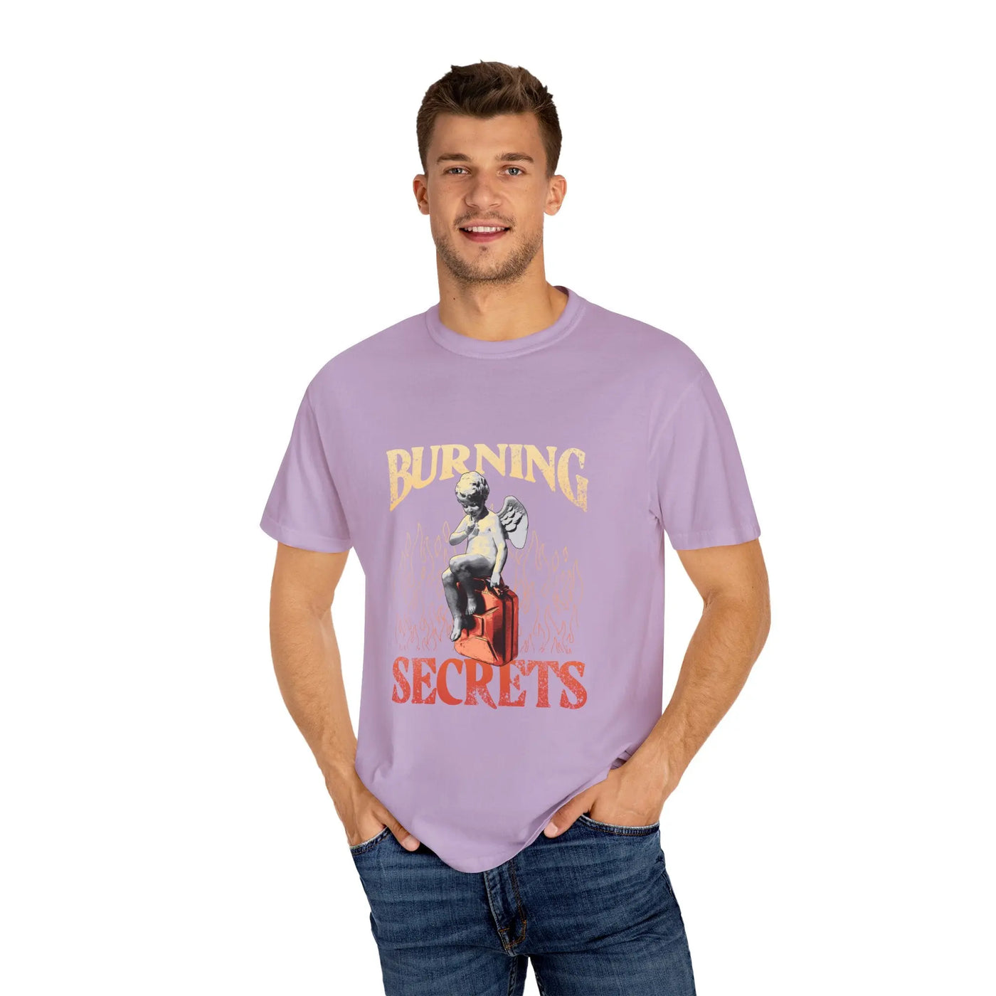 Romantic Graphic Cupid Love Quotes Valentine T-Shirt - Sinful Threads
