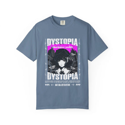 Dark Academia Tee - Urban Grunge Anime Girl Aesthetic - Sinful Threads