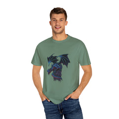 Fierce Dragon Roaring Illustration Graphic Design T-Shirt