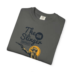 Gunslinger Graphic Tee Conspiracy Cowboy - Western Unisex - Sinful Threads
