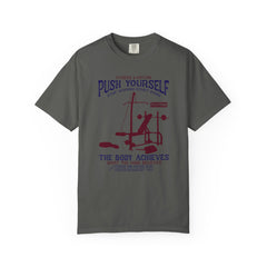 Fitness And Motion Bodybuilding Gym Push Yourself T-Shirt