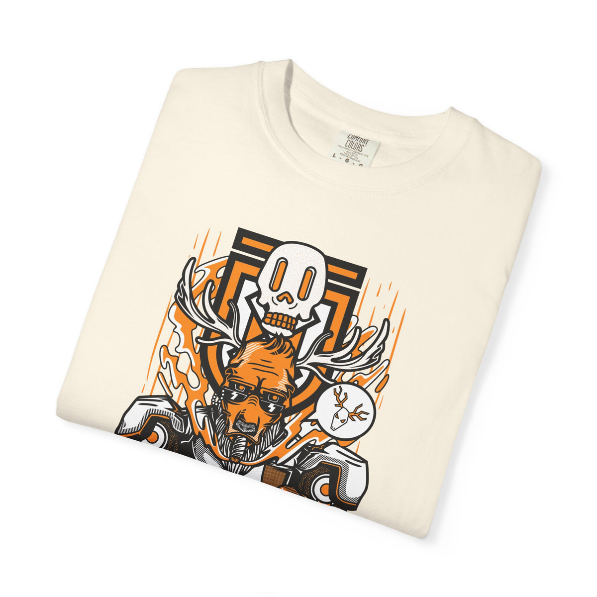Streetwear Hipster Deer Graphic Design Illustration T-Shirt